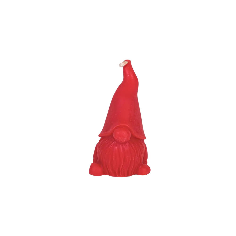 Small Santa Claus Shape Red Candle