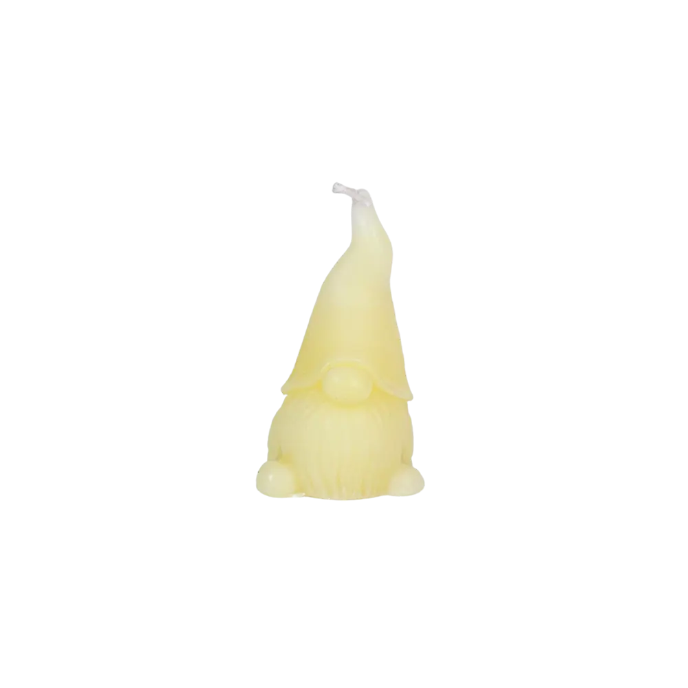 Small Santa Claus Shape White Candle