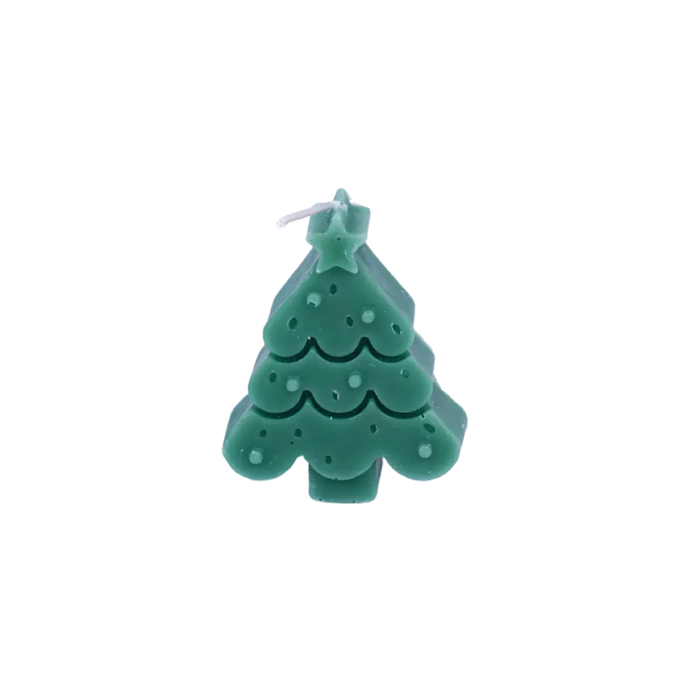 Small Tree Shape Pine Green Candle