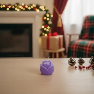 Small Tulip Purple Scented Candle1