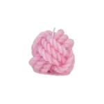 Small Twisted Rope Pink Scented Candle