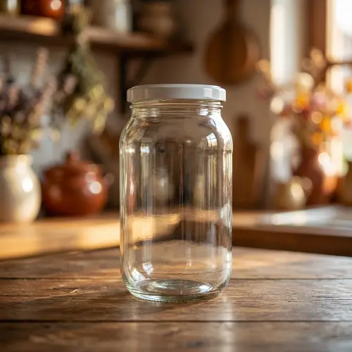 Tall Glass Jar with Airtight Lid 1.5kilo1