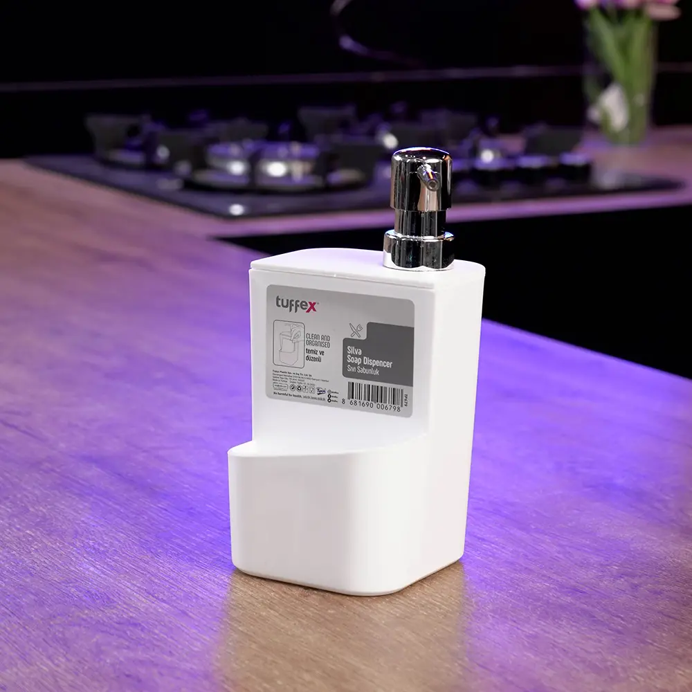 Tuffex white liquid soap dispenser1