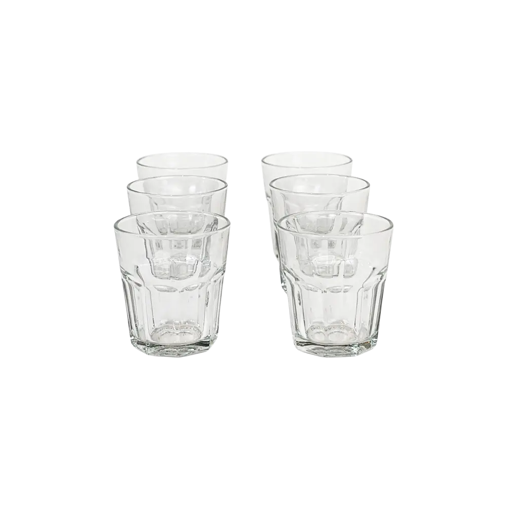 Tumplers Glass 18pcs Multiple Sizes Cups1