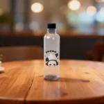 Upside Down Panda Glass Bottle1