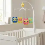 Baby-Bedside-Comfort-Mobile-with-Owl-Toys1 Baby Bedside Comfort Mobile with Owl Toys1