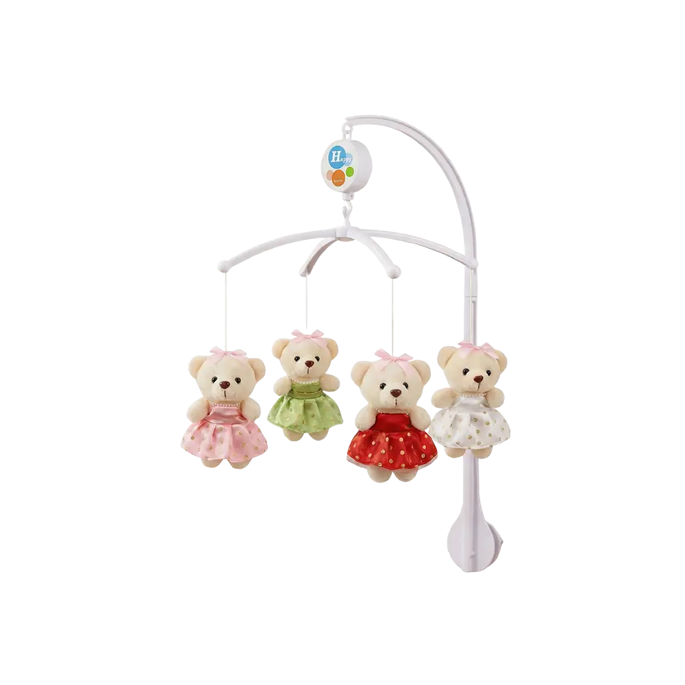 Baby Bedside Comfort Mobile with Teddy Toys