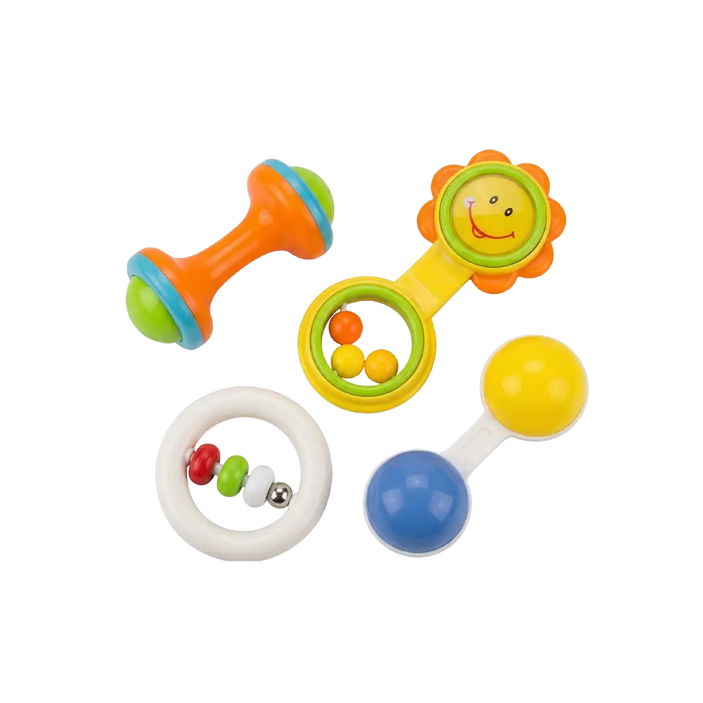 Baby Ring 4pcs Rattle Toy Set