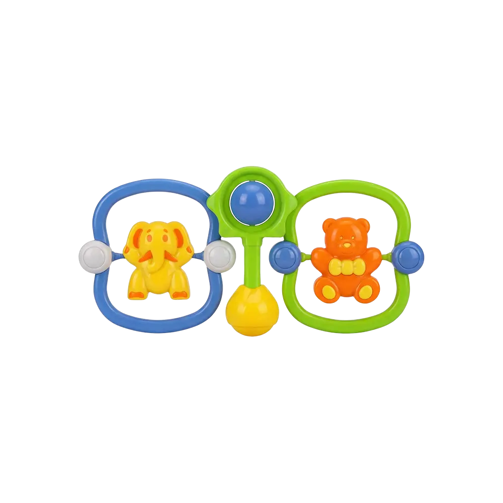 Baby Ring Animal Rattle Set