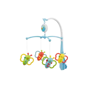 Bedside Rotating Musical Crib Mobile for Babies