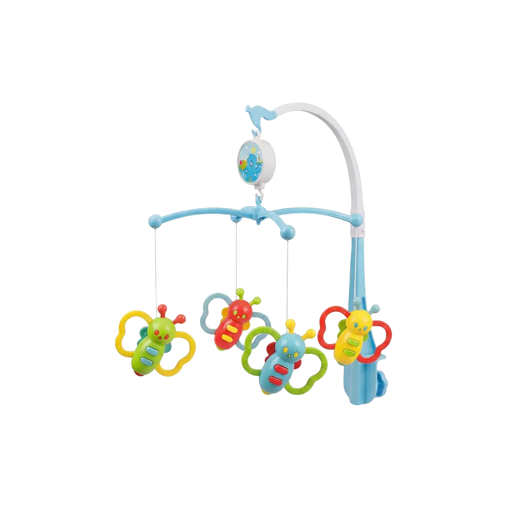 Bedside Rotating Musical Crib Mobile for Babies