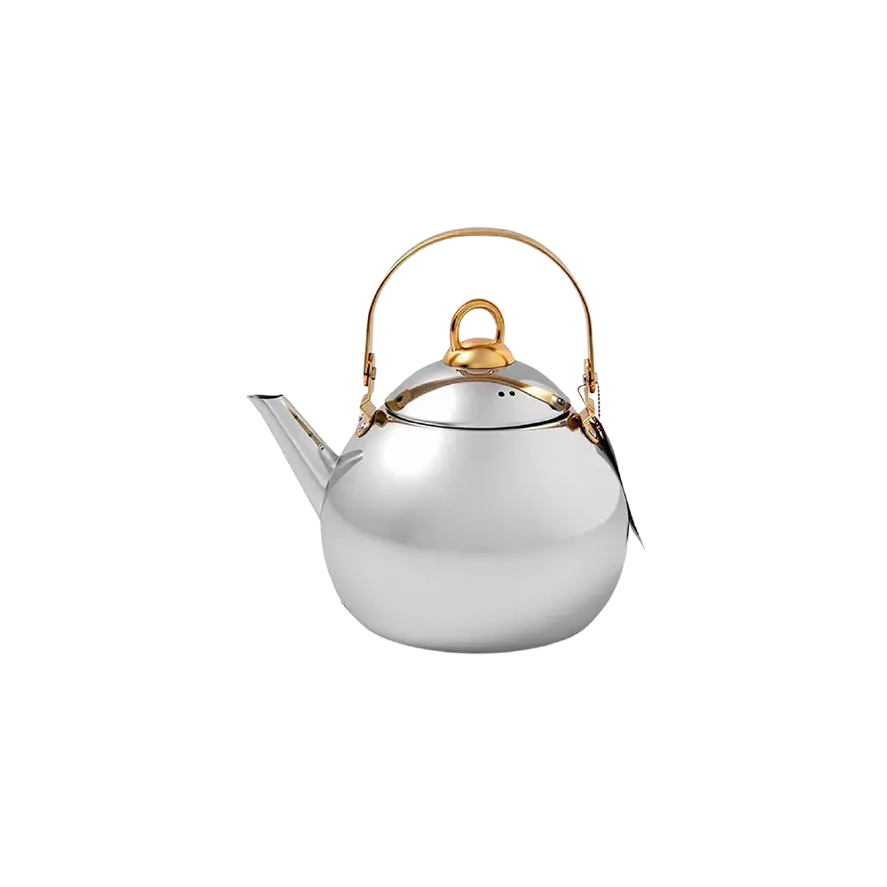 Berlin-Luxe-Stainless-Steel-1L-Tea-Kettle-with-Gold-Handle Berlin Luxe Stainless Steel 1L Tea Kettle with Gold Handle