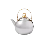 Berlin Luxe Stainless Steel 2L Tea Kettle with Gold Handle