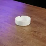 Circular-Shaped-10cm-White-Ashtray1 Circular Shaped 10cm White Ashtray1