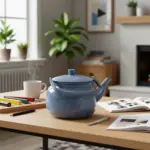 Classic 1.5L Gray Granite Enamel Tea Kettle