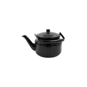 Classic 1L Black Granite Enamel Tea Kettle