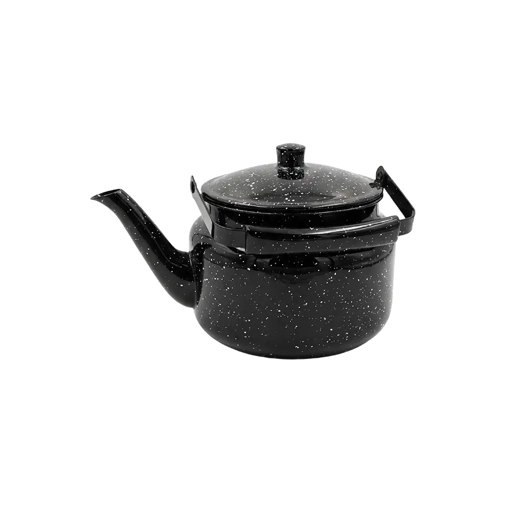 Classic 2L Black Granite Enamel Tea Kettle