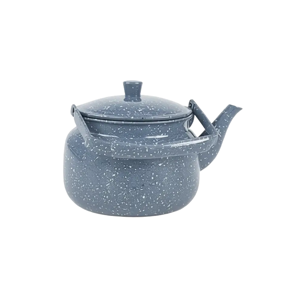 Classic-2L-Gray-Granite-Enamel-Tea-Kettle Classic 2L Gray Granite Enamel Tea Kettle