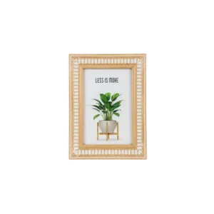 Classic Silver Textured Photo Frame 10x15 cm