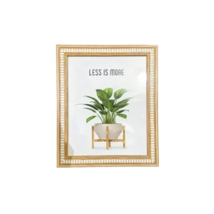 Classic Silver Textured Photo Frame 20x25 cm