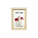 Decorative White Frame with Silver Inner Border 20x25 cm