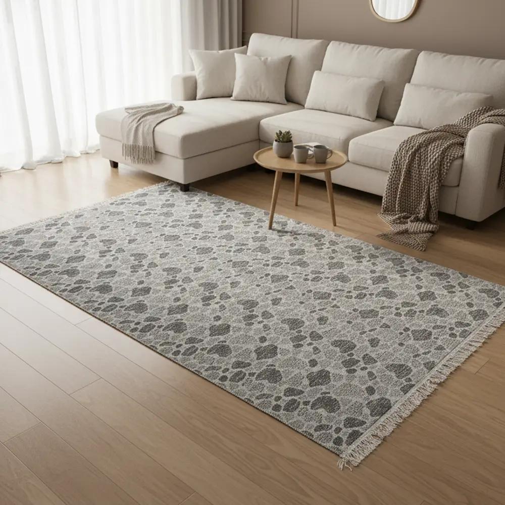 Dual-Side-215x140cm-Stonecraft-Gray-&-White-Carpet1 Dual Side 215x140cm Stonecraft Gray & White Carpet1