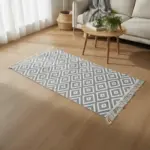 Dual-Side-90x60cm-Geometric-Gray-and-White-Carpet1 Dual Side 90x60cm Geometric Gray and White Carpet1