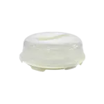 Dunya Compact Round Cake Carrier with Beige Handle & Locks