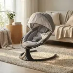 Electric-Baby-Rocker-with-Mosquito-Net-&-Soft-Cushion1 Electric Baby Rocker with Mosquito Net & Soft Cushion1