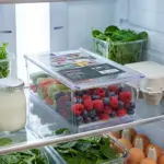 Emhouse 36x20.5x10cm Tall Clear Fridge Organizer Maxi with Lid1