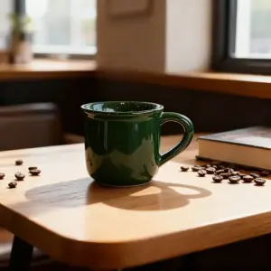 Forest Green Coffee Cup1