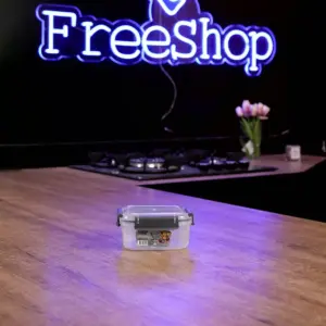 Freshlife 0.6L Trasparent Grey Storage Box1