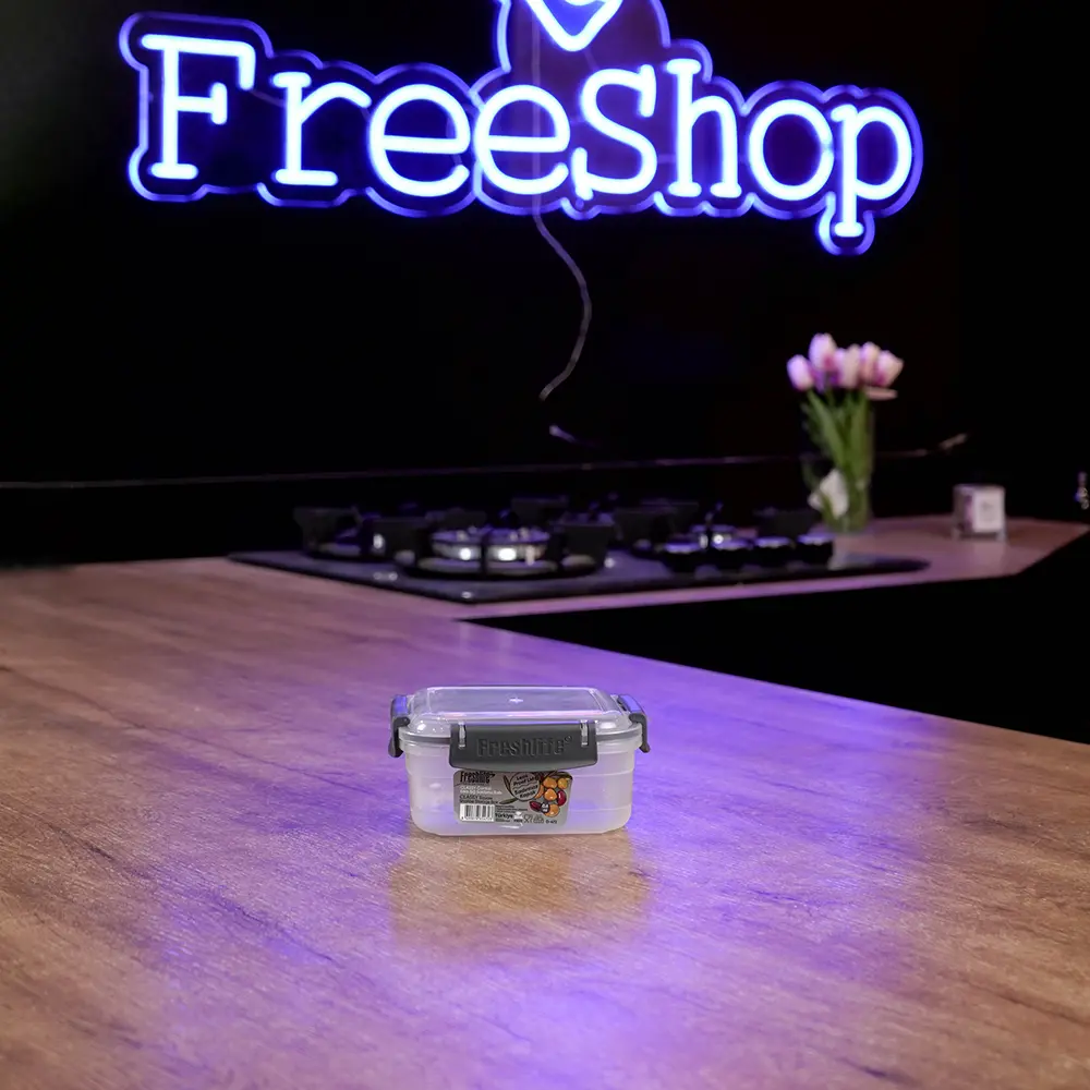 Freshlife 0.6L Trasparent Grey Storage Box1