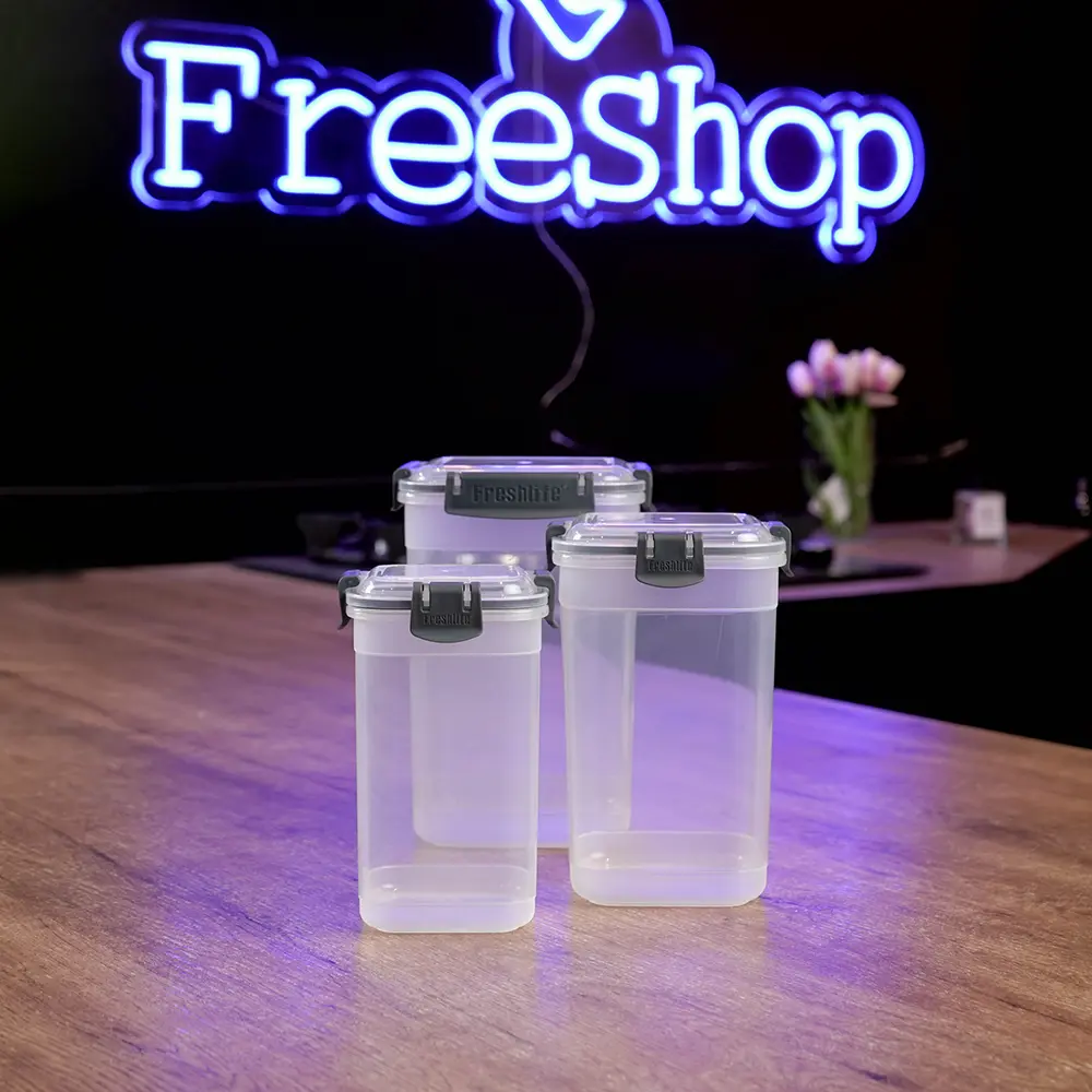 Freshlife 3Pcs Classy Square Storage Boxes Set1