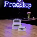 Freshlife 3pcs Grey Storage Boxes Set1