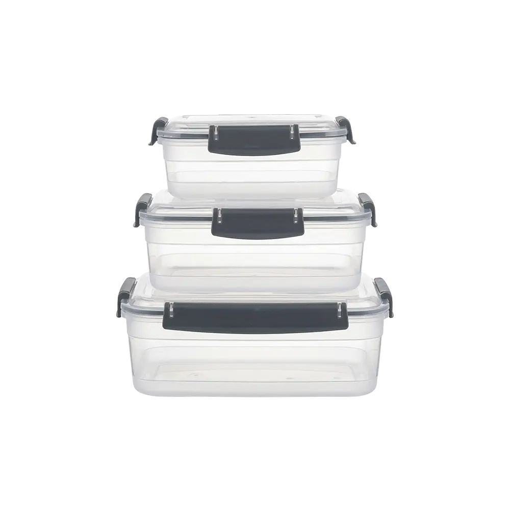 Freshlife 3pcs Rectangular Storage Boxes Set