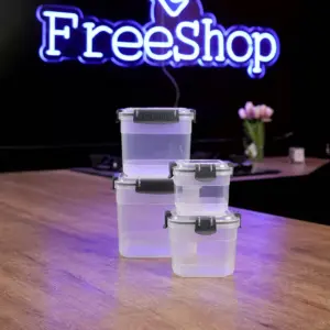 Freshlife 4pcs Trasparent Storage Boxes Set1