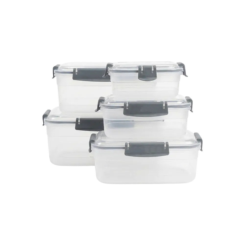 Freshlife 5pcs Rectangular Storage Boxes Set