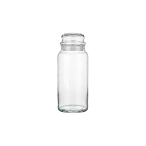 Glass Storage 1.4L Jar with Airtight Press Lid