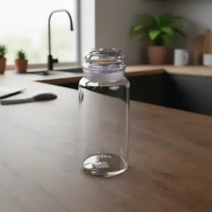 Glass Storage 1.4L Jar with Airtight Press Lid1