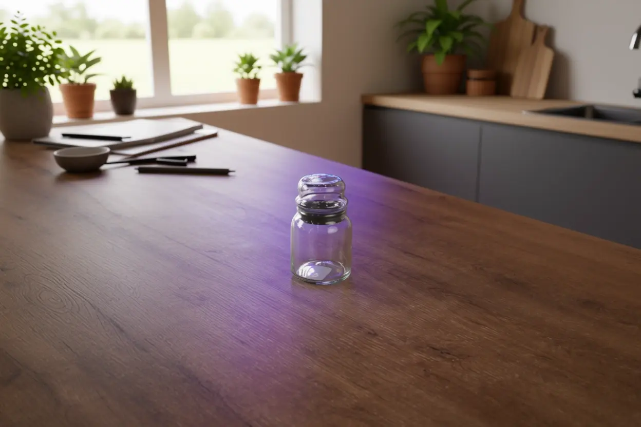 Glass Storage 290 ml Jar with Airtight Gray Press Lid1