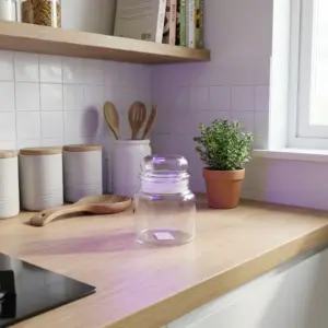 Glass Storage 635 ml Jar with Airtight Press Lid1