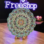 Handmade-35cm-Mandala-Design-Colored-Plate1 Handmade 35cm Mandala Design Colored Plate1
