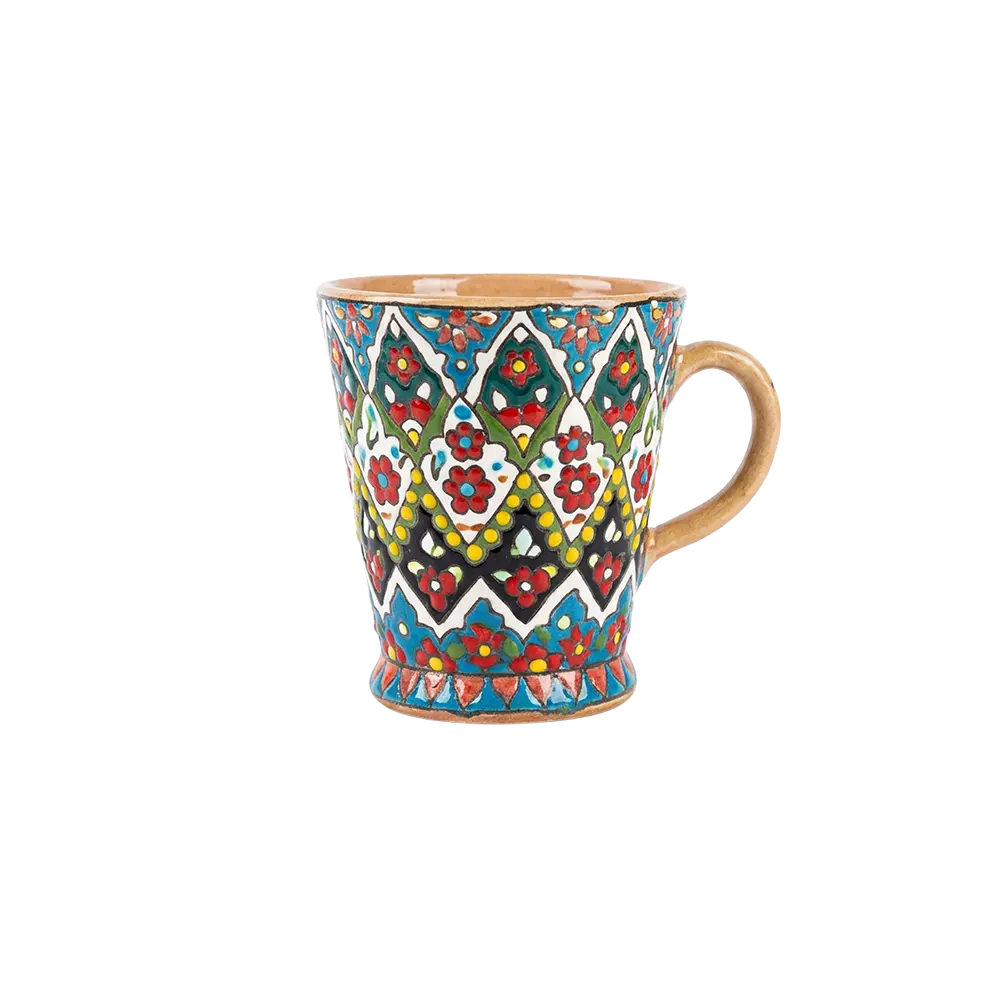 Handmade-Floral-Pattern-Mug Handmade Floral Pattern Mug