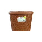 Hobby Life 6L Rattan Brown Plastic Storage with Lid