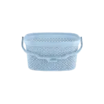 Hobby Life Rattan Blue Basket designed for organizing laundry tweezers