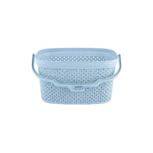 Hobby Life Rattan Blue Basket designed for organizing laundry tweezers