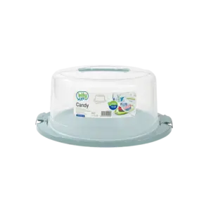 Hobby Life Round Cake Dome with Blue Serving Base & Handle