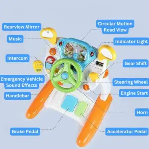 Kids Steering Wheel Driving Toy1