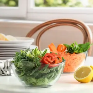 Lav 1.88L Vira Glass Salad Bowl1